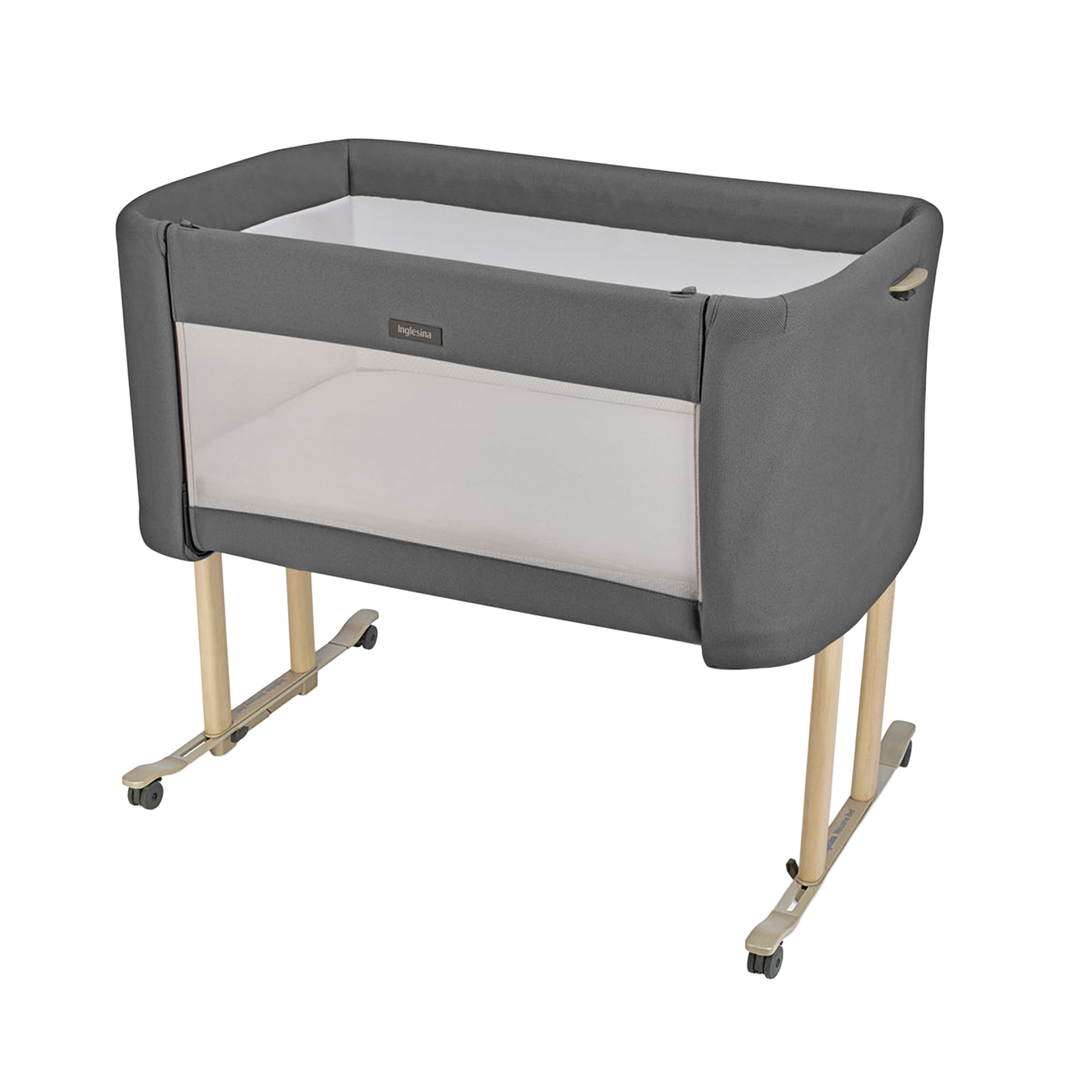 Minicuna colecho Inglesina Welcome Bed en color Shiva Grey