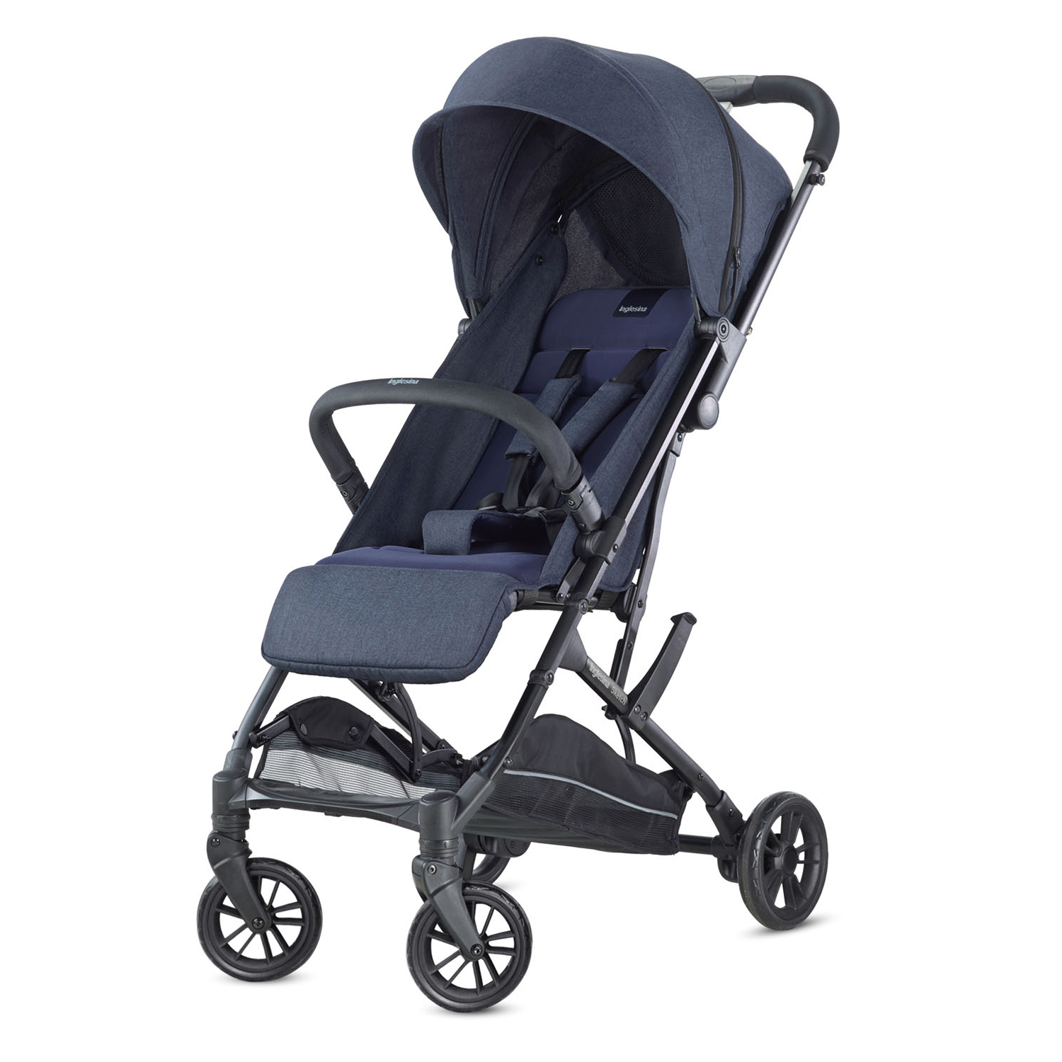 Inglesina AG86L0TBK - Inglesina Sketch, Sillita De Paseo Ligera, Total  Black, total black, unisex 