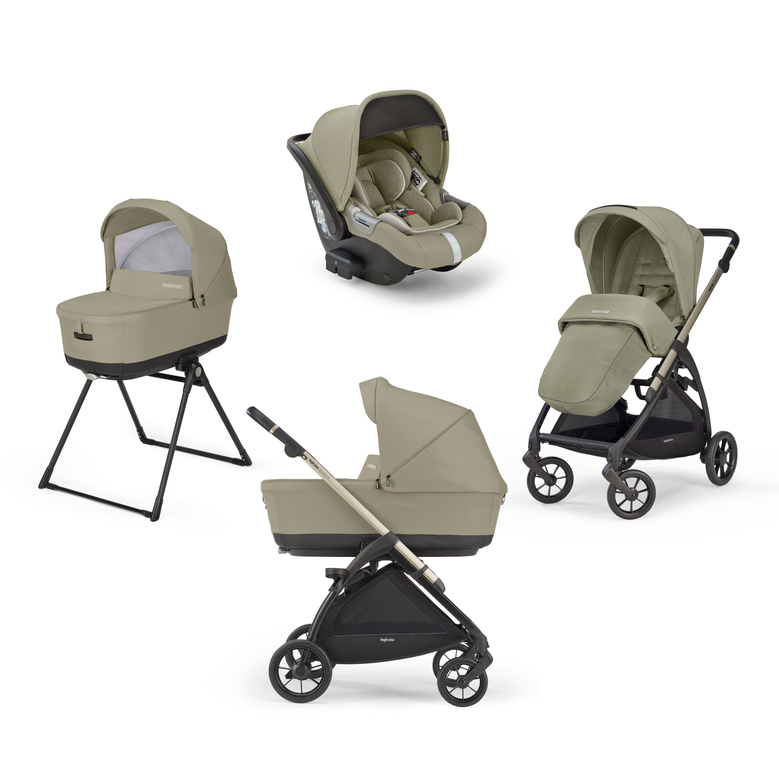 Inglesina - Electa Trio Darwin Recline Con Base 360 - Bimbi Megastore