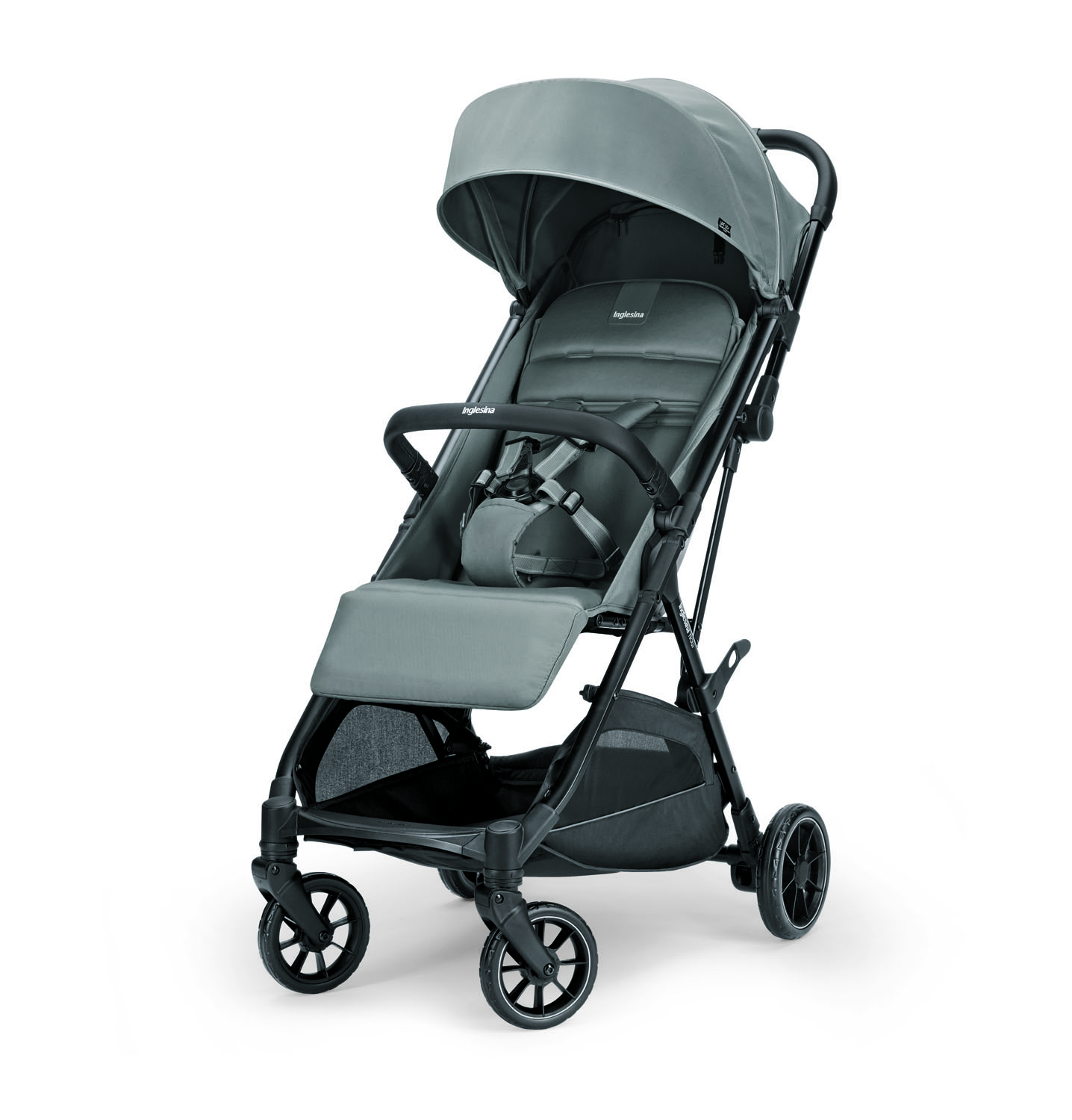 INGLESINA APTICA STROLLER VELVET GREY+CHASSIS PALLADIO BLACK 4 IN 1 FU – Le  Bouquet Baby